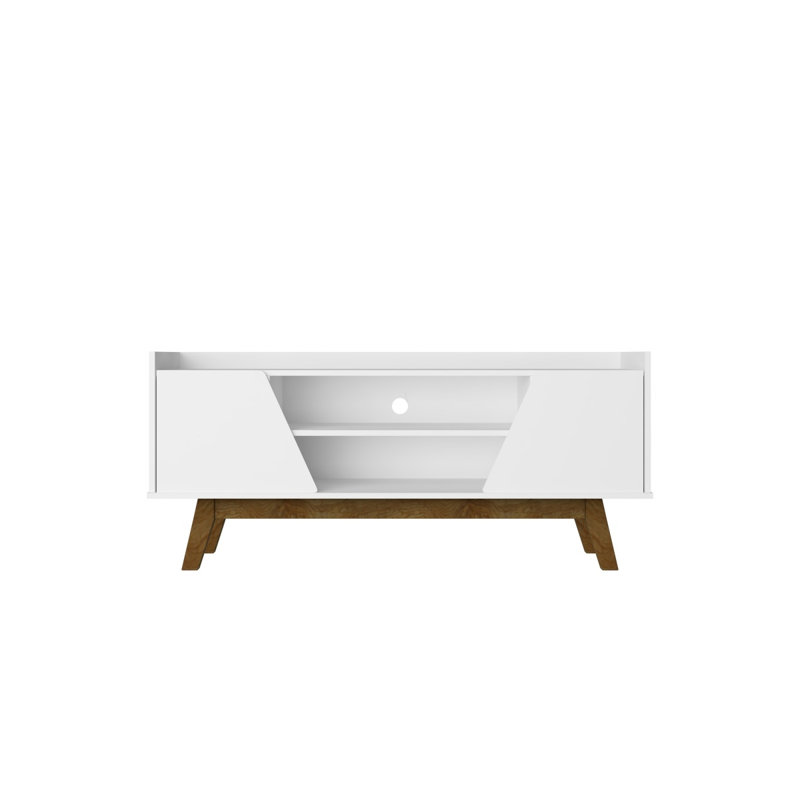 Marcus 53" TV Stand In White, White