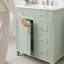 Meuble-lavabo avec tiroir en céramique 3 tiroirs et armoire Heywood-413314260