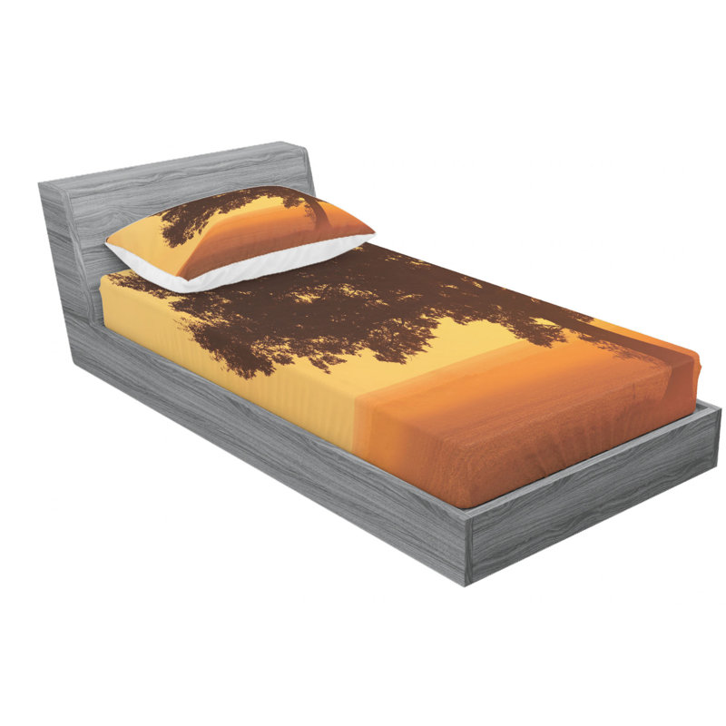 Microfiber Sheet Set, Twin XL Sheet Set with Fitted Sheet