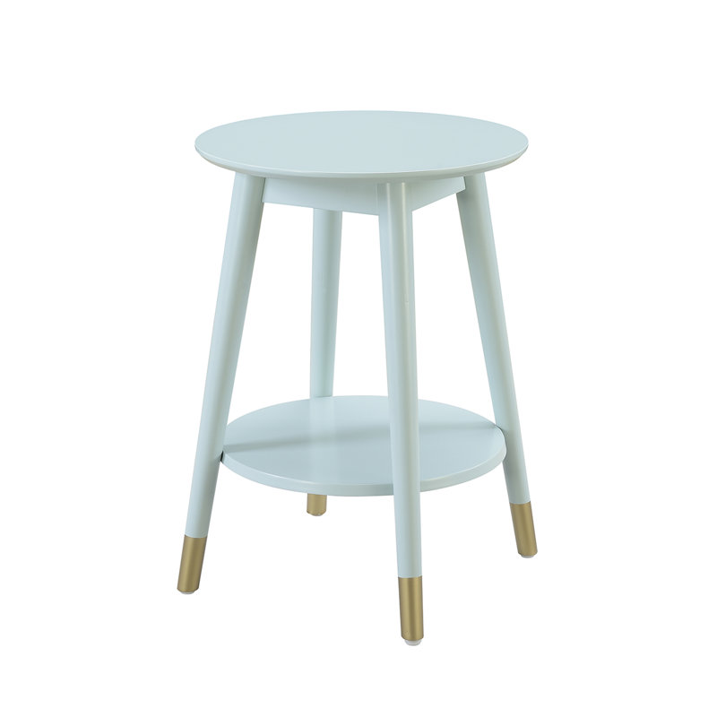 Decebal End Table, Sea Foam