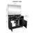 Artist Hand Shampoo Bowls For Salons With Mirror, Shampoo Stations For Salons Backwash Sink With Usb