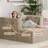 Boneless Modern Sofa With Removable Ottoman And Pillows-1564389739