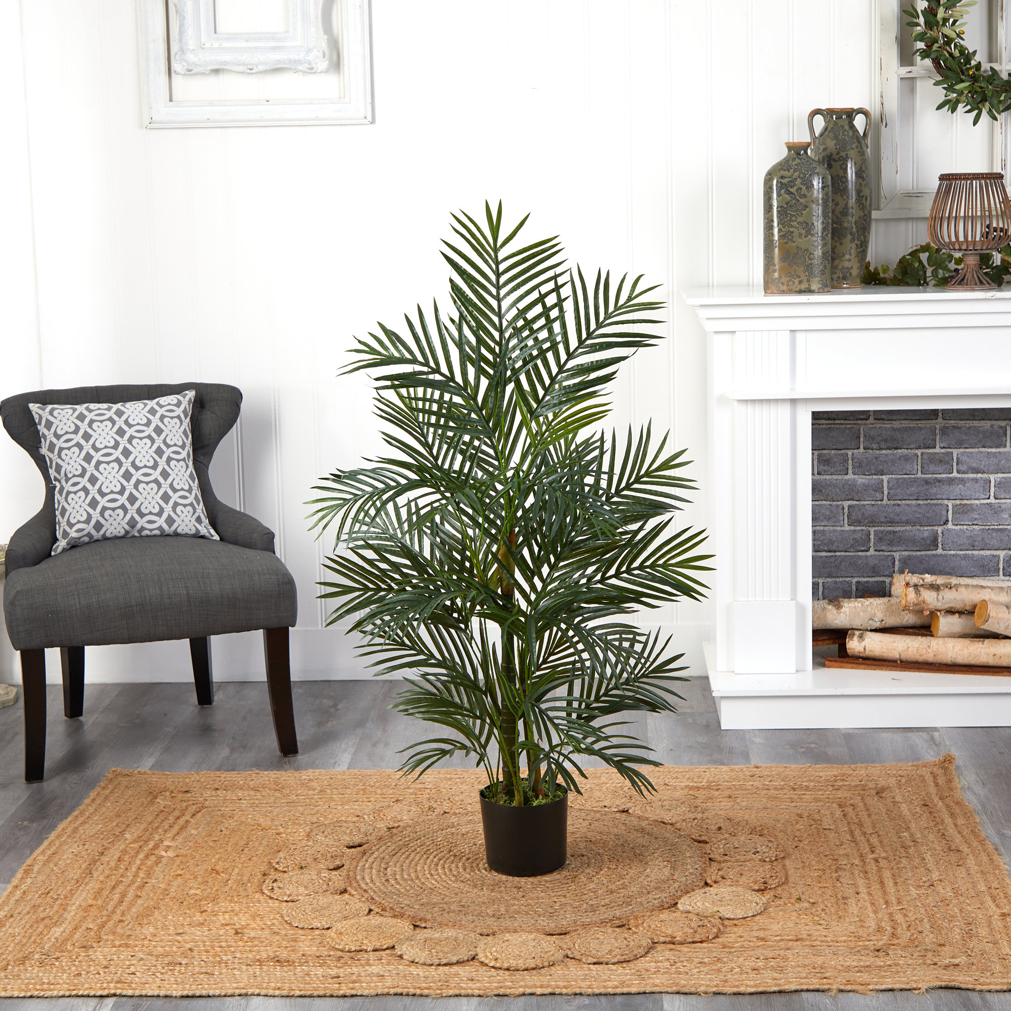 Sommer Areca Palm UV Resistant (Indoor/Outdoor), 42" H x 28" W x 28" D