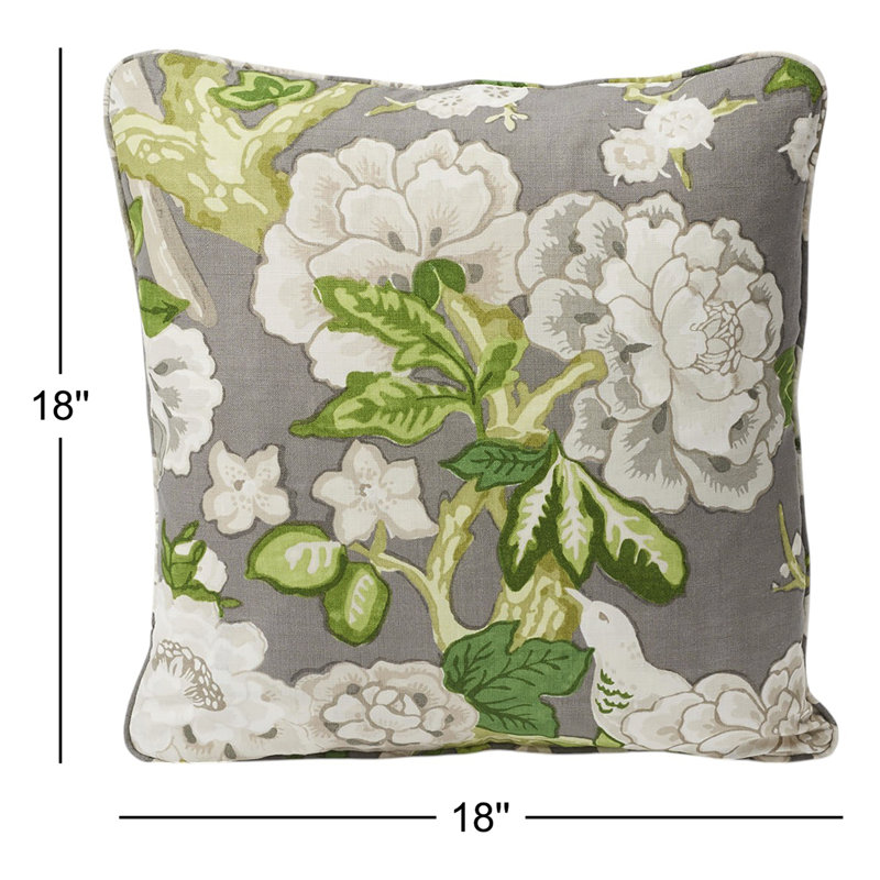Schumacher x Mary McDonald Bermuda Blossoms Pillow