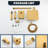 10inch 3 Function Wall Mount Complete Rainfall Shower System with Rough in-Valve-62520464