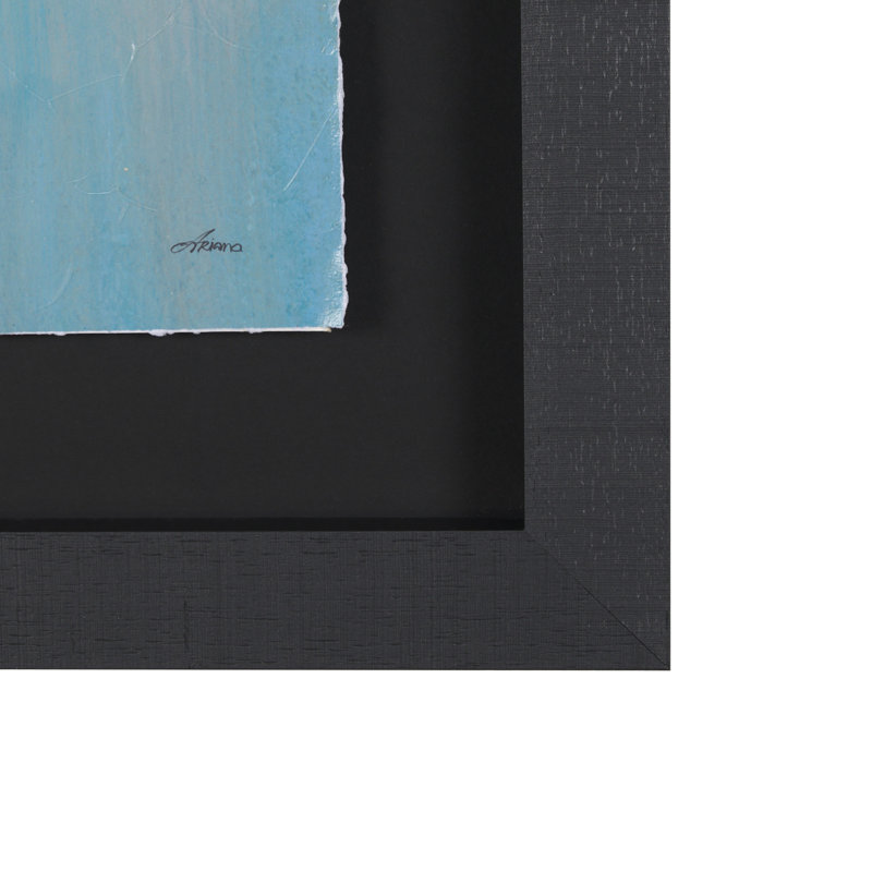 «Markco Up Cowboy And Horse By Studio», reproduction d'art encadrée à la main mat sous verre, 43" H x 43" W, Round Up II