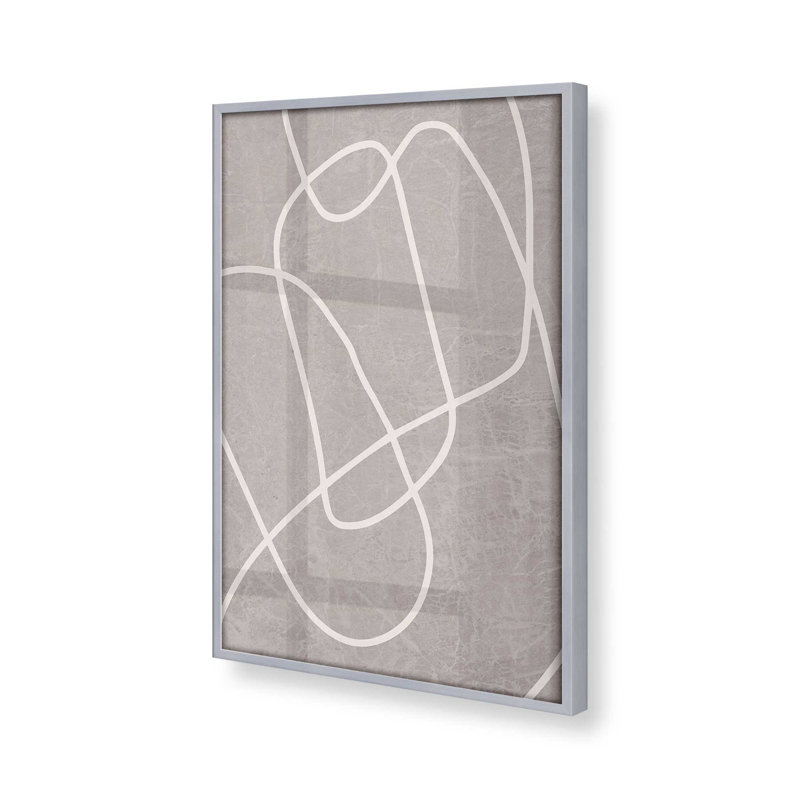 Silent Journey v2, Papier avec cadre photo simple en chrome poli, H 17,25 po x l 13,25 po x P 1,25 po