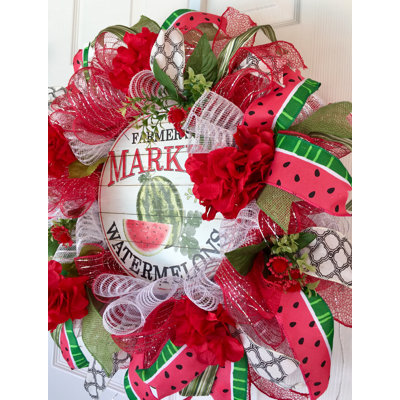 Aylynn Handcrafted Faux Hydrangea 20'' Wreath