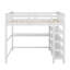 Loft Bed With Storage Shelves And Desk-439181484-439181485