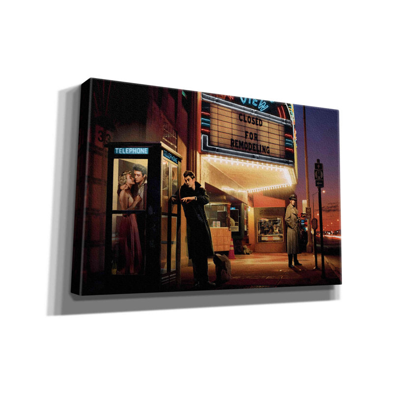 «Midnight Matinee» par Chris Consani - reproduction d'art sur toile tendue, H 12 po x l 18 po x P 0,75 po