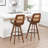 Clero Swivel Faux Leather Counter Stools With Rattan Back-1898968586-1898968588