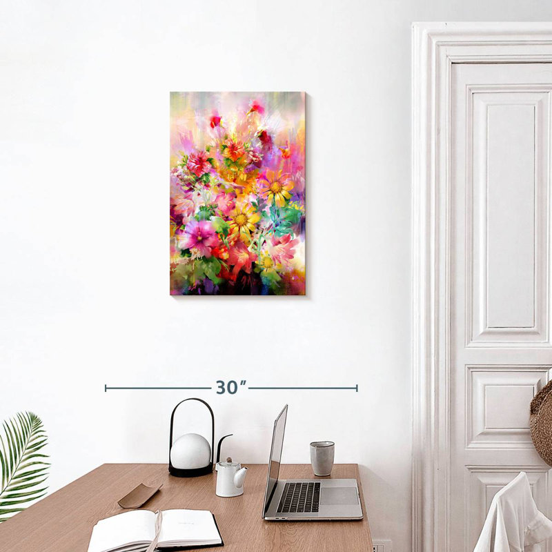 Harnek Flowers, 24" H x 16" W
