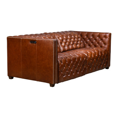Zen Power Sofa in Linden Chcoolate