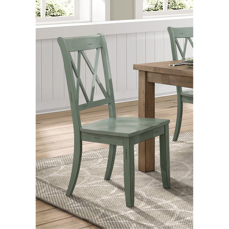 Ensemble de 2 chaises d'appoint Casual, Sarcelle, Sarcelle, Teal
