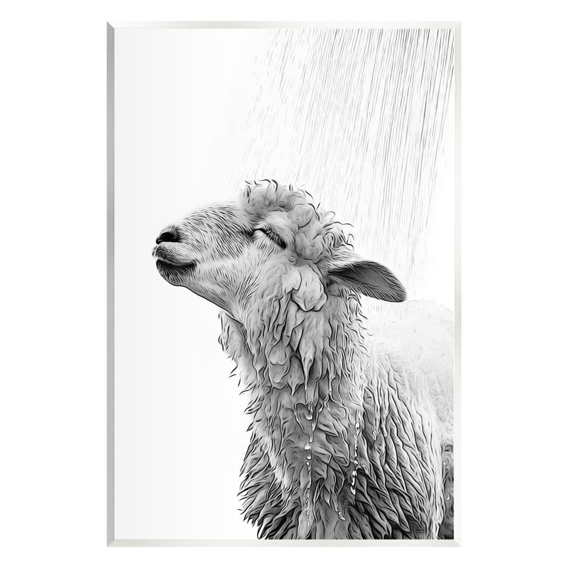 «Sheep Bathroom Splash» par Annalisa Latella, H 15 po x l 10 po x P 0,5 po