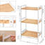 Bamboo Bathroom Shelves