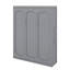 Grand lit escamotable avec tablettes
