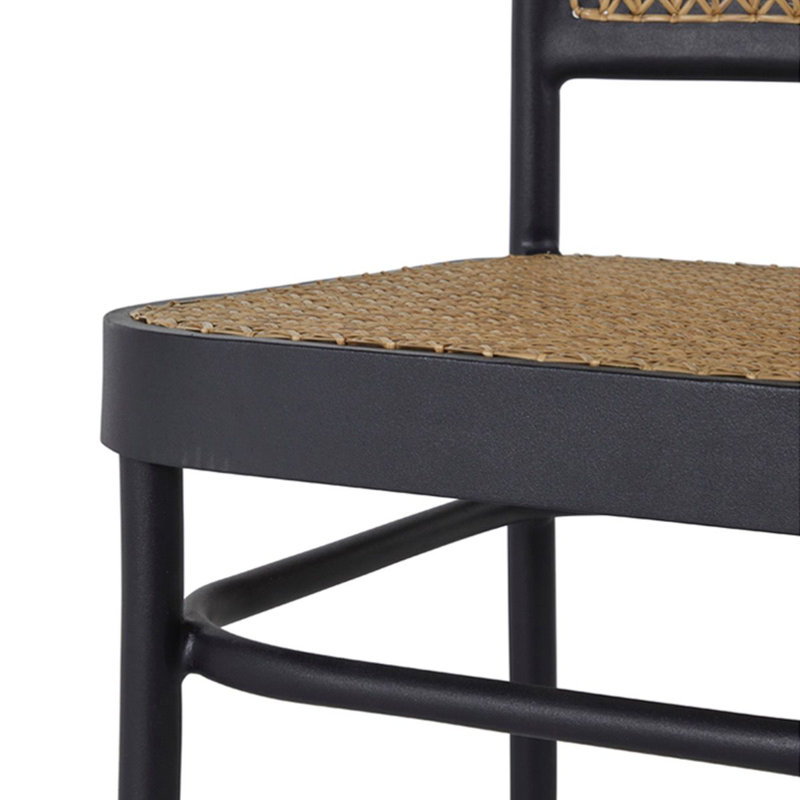 Bordeaux Patio Dining Side Chair, Midnight