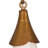 Bougainvillea 1 LT Warm Gold Pendant Kalco