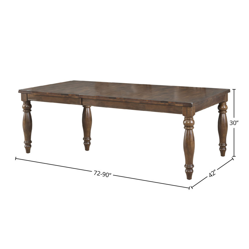 Goungo Extendable Solid Wood Dining Table