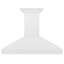 ZLINE 30 in. Wooden Wall Mount Range Hood in Shiplap Bright White Finish-363672899