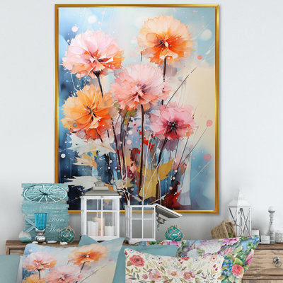 «Ceberry Dandelion Représentation Multicolore Acrylique II», reproduction sur toile
