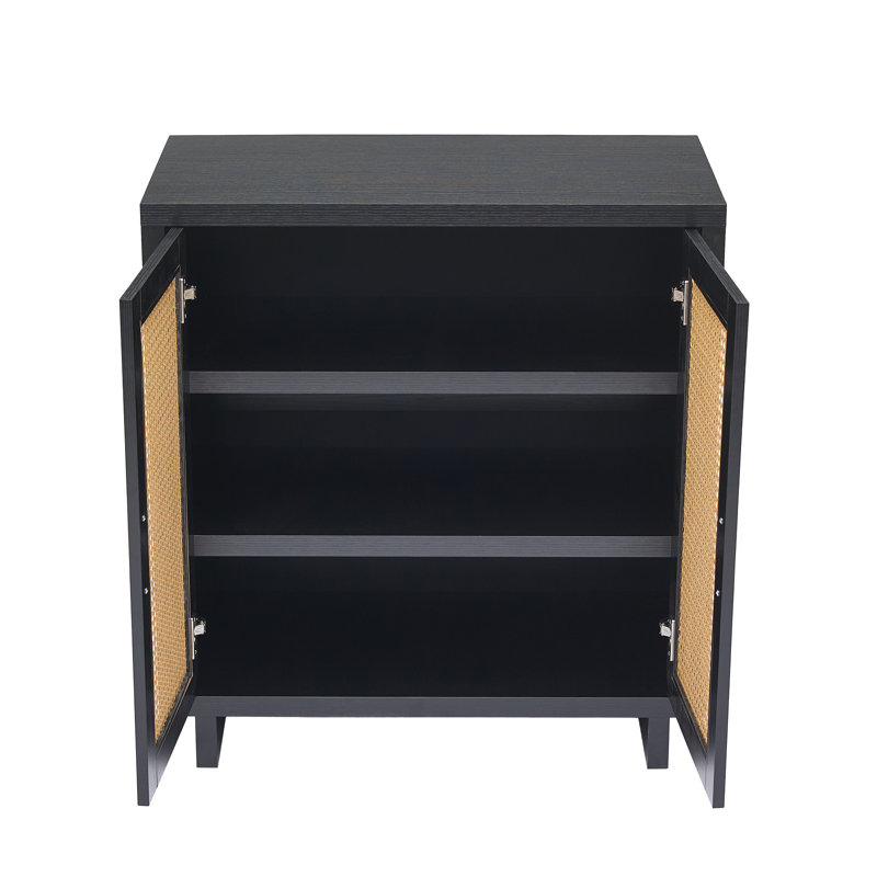 Armoire d'appoint 30,02 po Youssouf, Noir, noir, noir, noir
