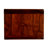 Curved Elegance Floating Nightstand in Chestnut Finish