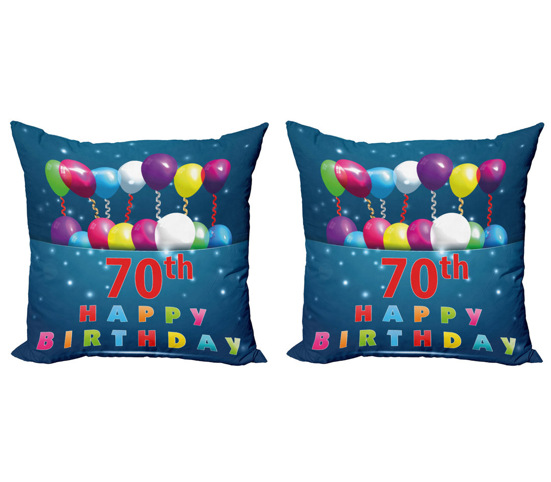 Kissenbezug, Luftballons Party Items, Bunt, Mehrfarbig