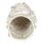Ceramic Decorative Vase with Textured Wavy Design - Modern Home Accent-396972038