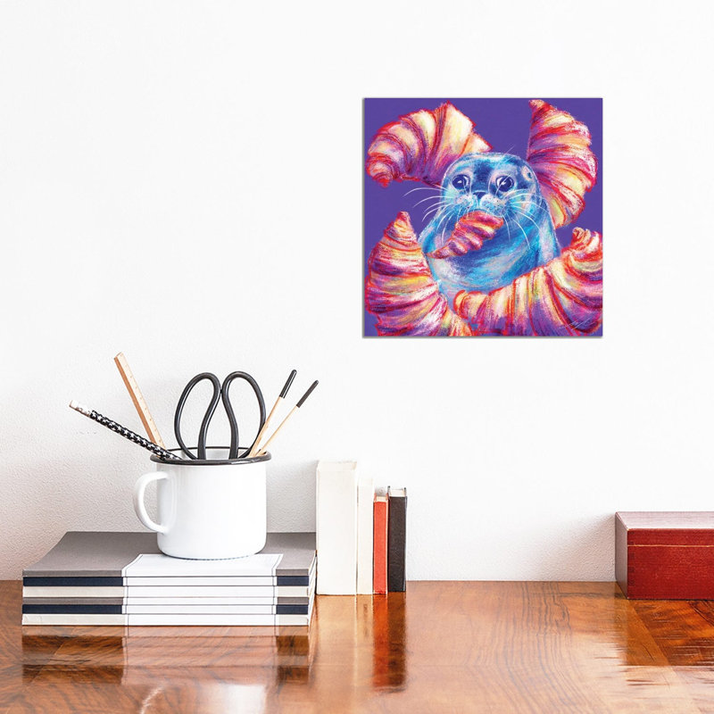 Carb Carb - impression d'art mural sur toile tendue, 12 po x 12 po, Toile tendue avec châssis, Sans cadre