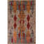 Tapis brun marocain oriental noué à la main 7 x 10