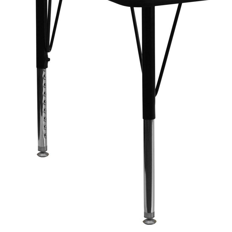 Table d'activité Goddard, Gris, L 30 po x P 48 po x H 16,125 à 25,125 po