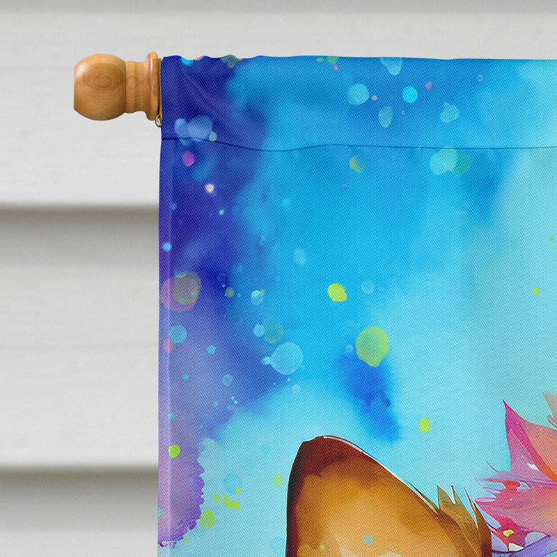 Drapeau de la maison Hippie Dawg, Loulou de Poméranie brun