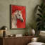 Unicorn in Crimson Mystical - Wrapped Canvas-2022659825-2022659835