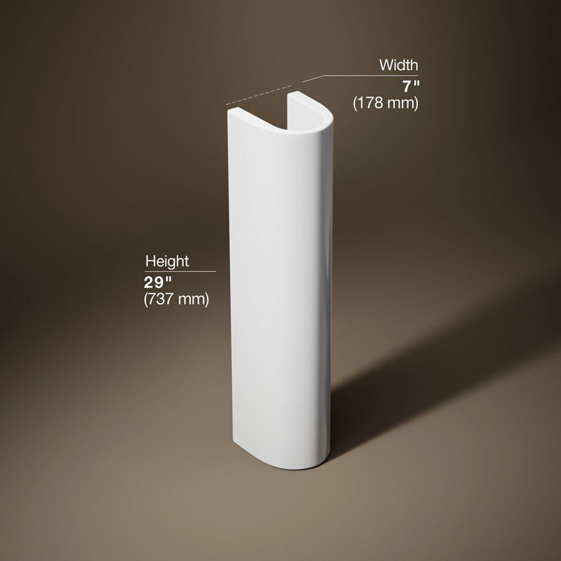 Veer Pedestal, White