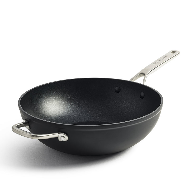 KitchenAid Forged Hardened Aluminium Ceramic Non-Stick 30cm/5 Litre Wok