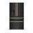 ZLINE Autograph 36 in. Black Steel Counter-Depth Refrigerator w/ Handles-84974040