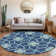 Premium Machine Washable Prisco Navy Rug