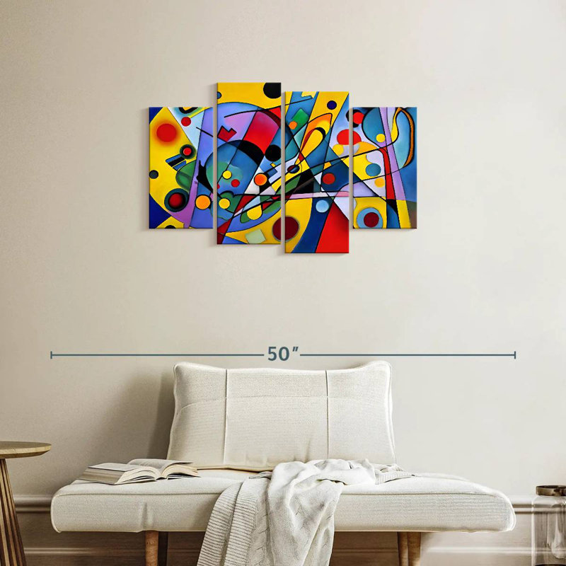 Avery Emulation of Abstract Kandinsky I, H 22 po x l 36 po