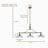 32-Inch 3-Light Iron Bronze Dining Room Chandelier With Adjustable Pendant Chain