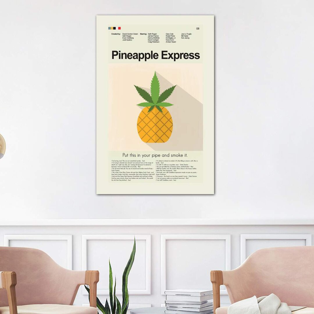 Leinwandbild Pineapple Express von Erin Hagerman