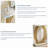 40" Faux Marble Entryway Narrow Sofa Table