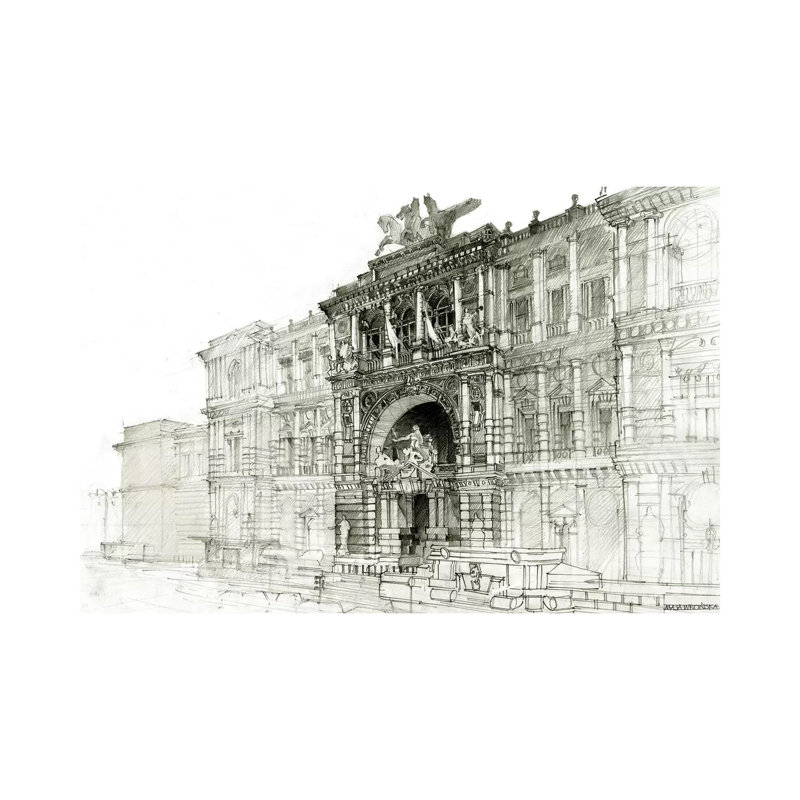 Old Roma 1 Piece Wrapped Canvas Painting, 20.32 cm H x 30.48 cm W