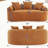 Curved Upholstered Sofa-426498707