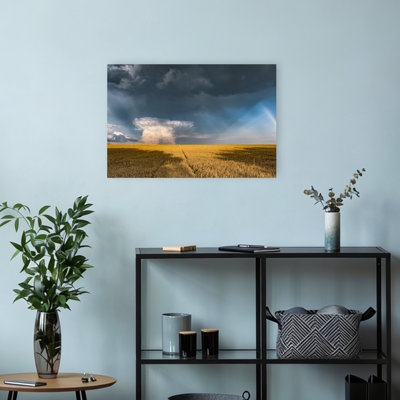 «And And Thunder», art contemporain mural, paysage abstrait