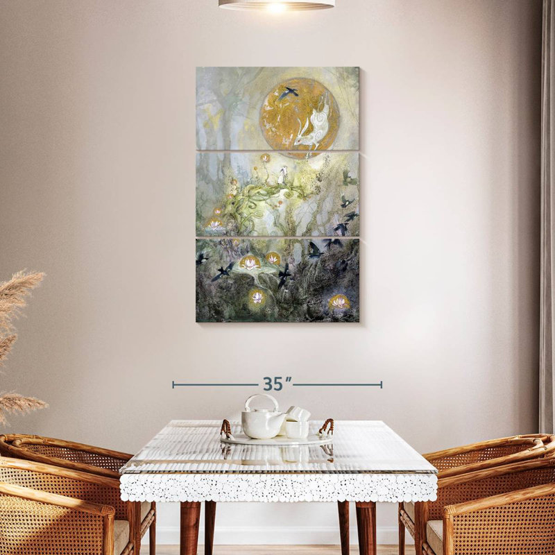 Kelan Moongazing, 45" H x 28" W