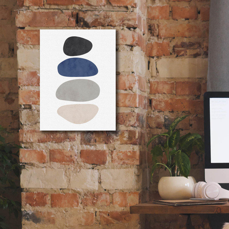 «Epic Graffiti» «Stone No. 2» par Brandon Wong, art mural sur toile, H 16 po x l 12 po x P 0,75 po