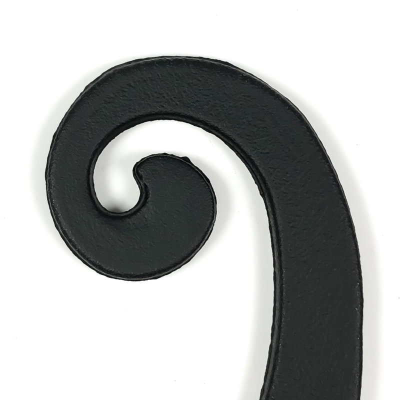 Acorn 6-3/4" Traditional Aluminum Shutter Dog with Anti-Rattle Hook