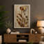 Golden Bloom in Relief Botanical - Wrapped Canvas-2058325437-2058325438